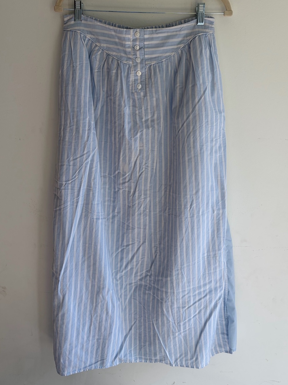 ANTHROPOLOGIE Mare Mare Drop-Waist Striped Maxi Skirt Size Medium - Picture 5 of 9